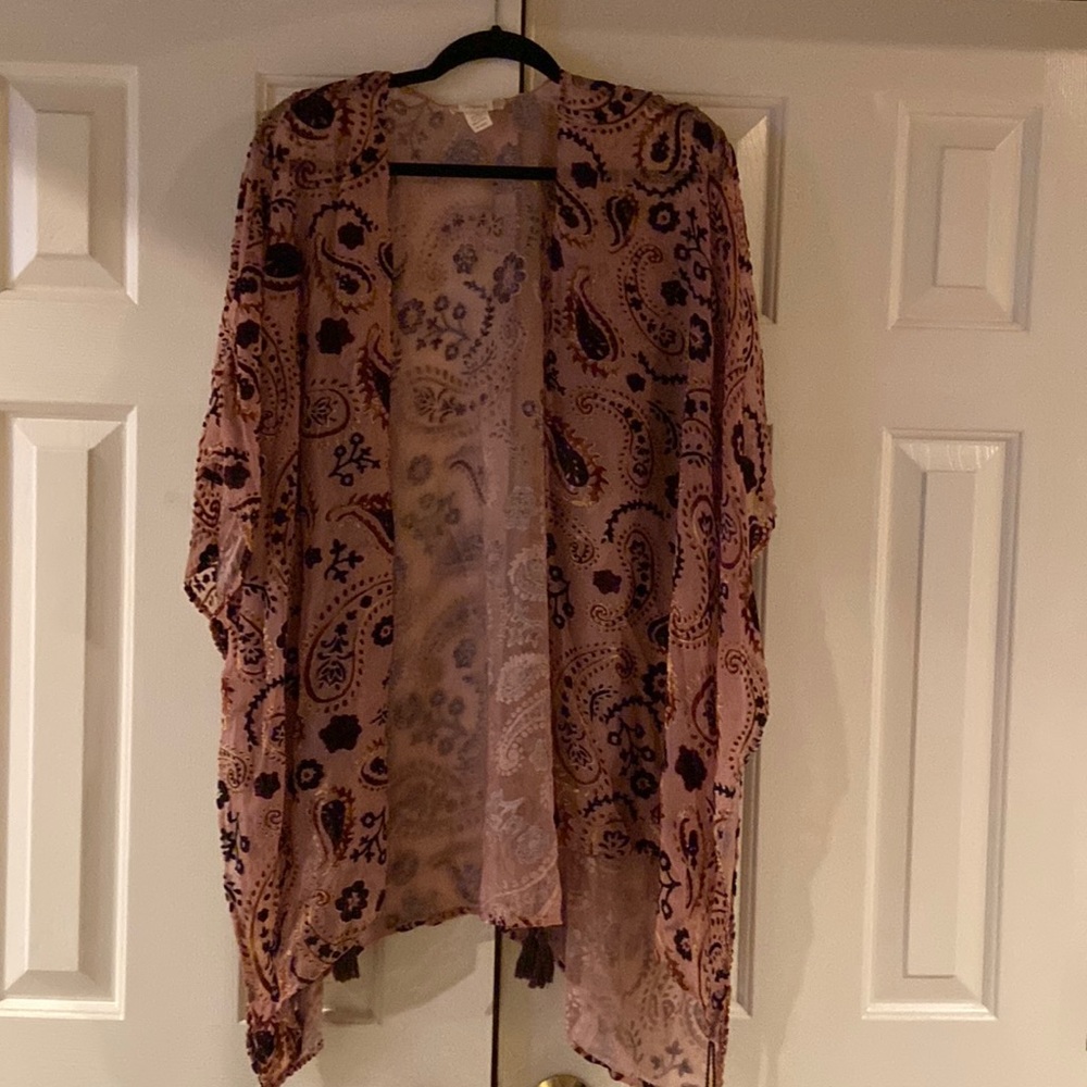 Velvety Kimono Wrap